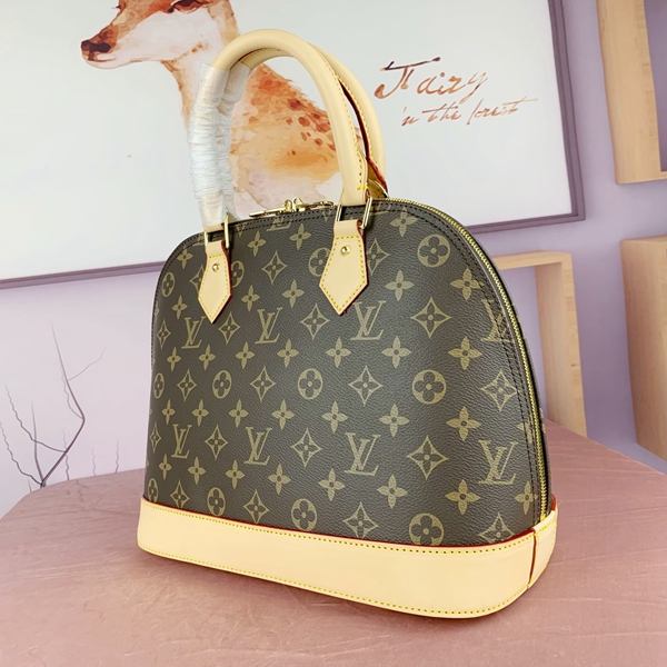 ルイヴィトンバッグ側面デザイン